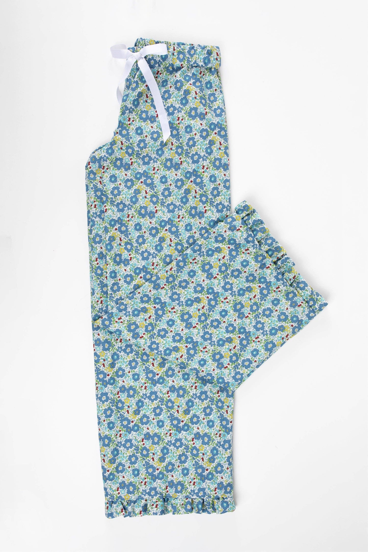 Charlotte Floral Long PJ pants: Sky / LXL