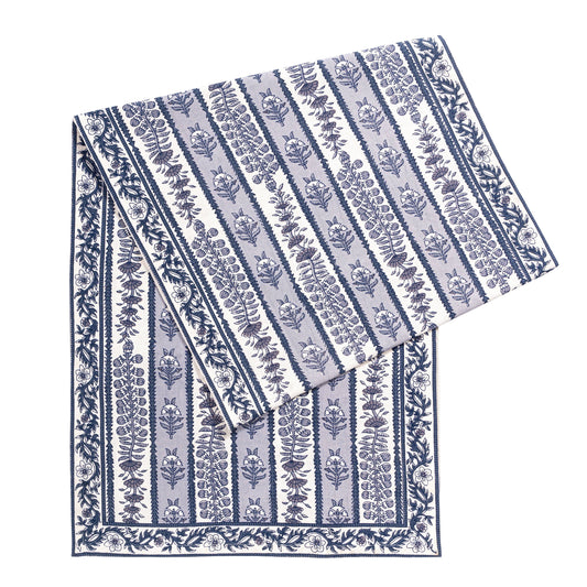 Provence Avignon Blue & Marine Table Runner