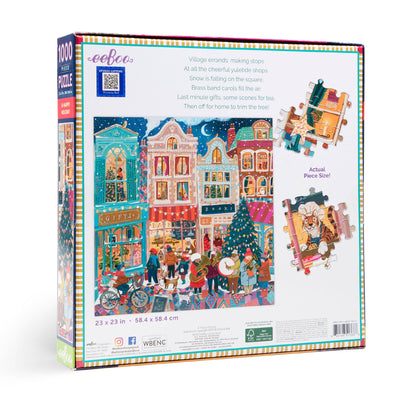 A Happy Holiday 1000 Piece Square Jigsaw Puzzle