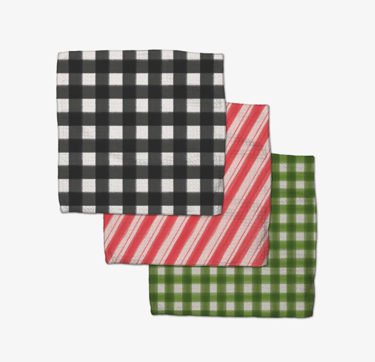 Geometry Christmas Classics Dishcloth Set