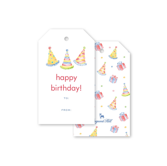 Dogwood Hill Party Confetti Hats Gift Tags