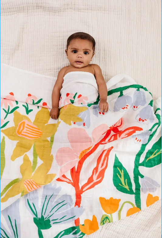 Clementine Kids Cottage Garden Swaddle