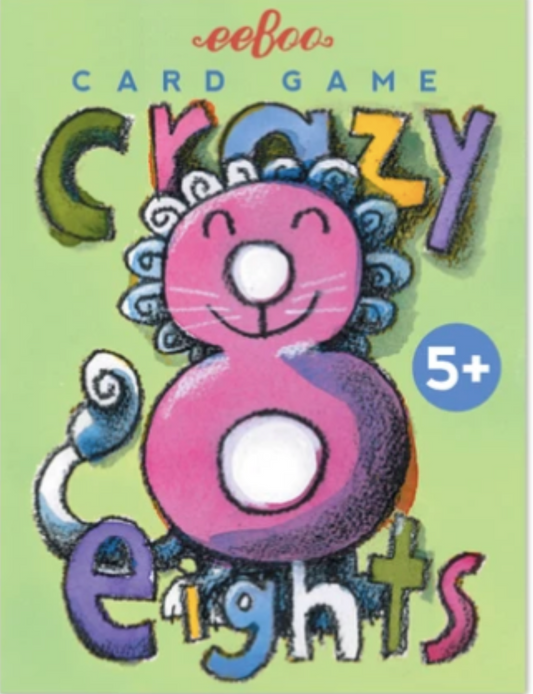 eeBoo Crazy Eights Playing Cards