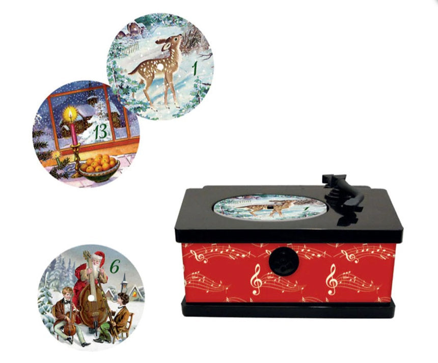 Vintage Gramophone Musical Advent Countdown