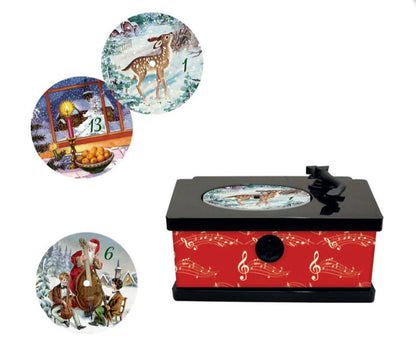 Vintage Gramophone Musical Advent Countdown