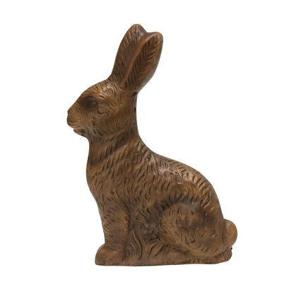 Resin Chocolate Bunny Figurine, 5 Inch