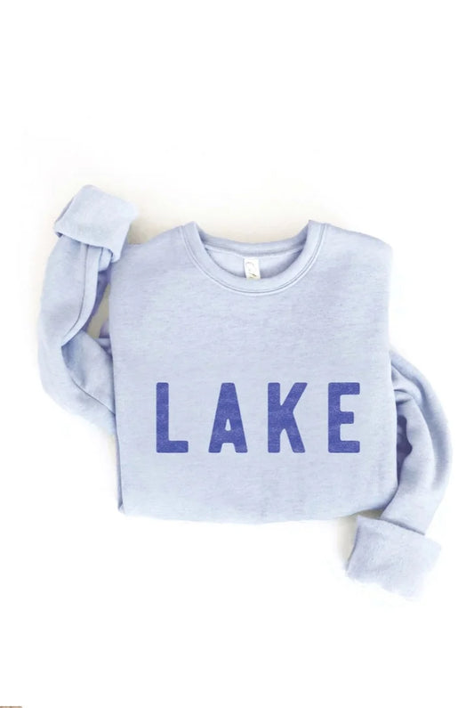 LAKE Graphic Sweatshirt (Light Blue)