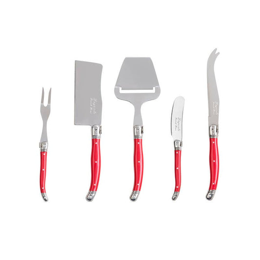 Laguiole 5 Piece Cheese Knife & Slicer Set