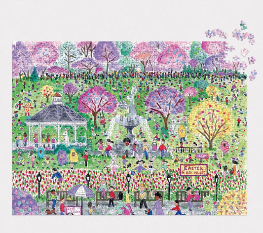 Michael Storrings Easter Egg Hunt 1000 Piece Puzzle