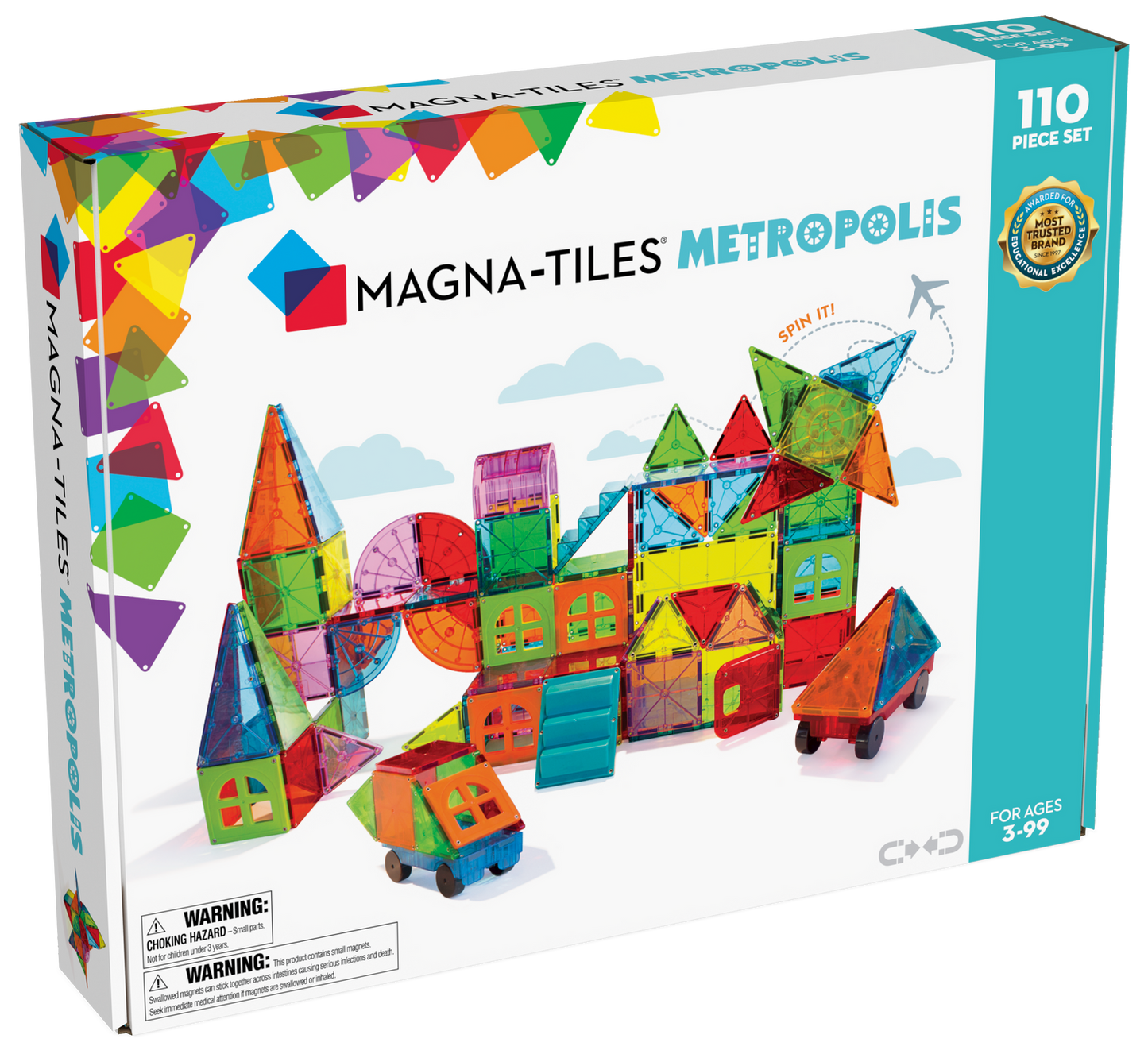 Magna-Tiles Metropolis 110-Piece Set