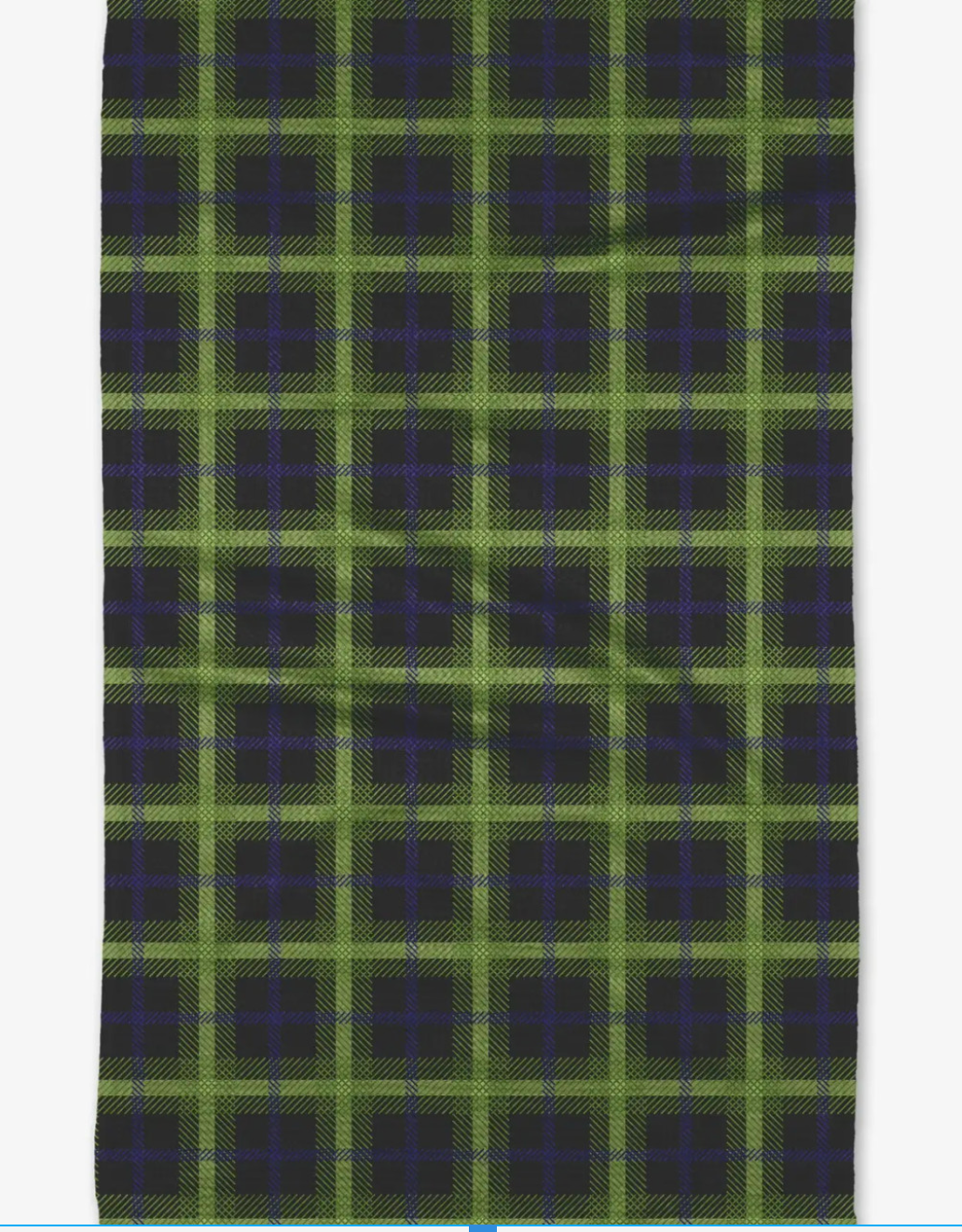 Geometry Joker Gingham Tea Towel