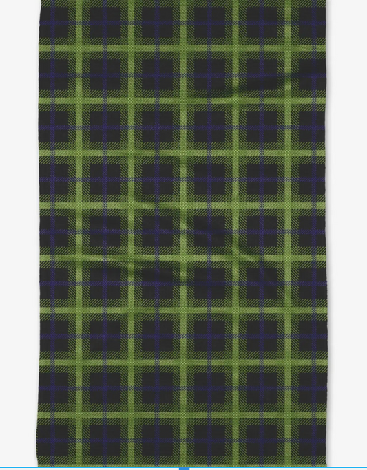 Geometry Joker Gingham Tea Towel