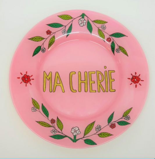 Parisian Ma Cherie Plate