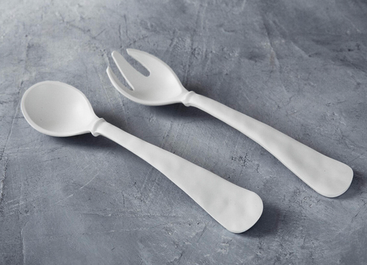 Beatriz Ball VIDA Nube White Salad Servers