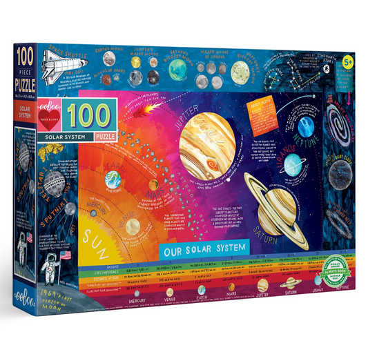 EeBoo Solar System 100 Piece Puzzle