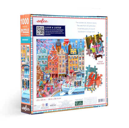 Eeboo Stockholm 1000 Piece Puzzle