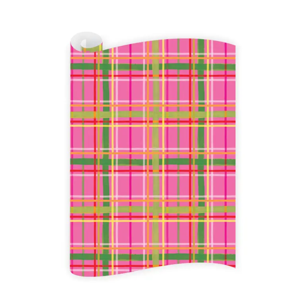 Dogwood Hill Toast of the West Coast Plaid Wrapping Paper Roll